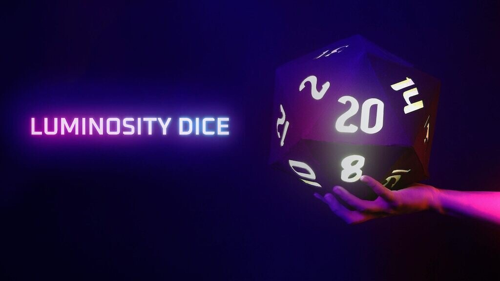 LUMINOSITY DICE: Plush Dice with RGB Lights