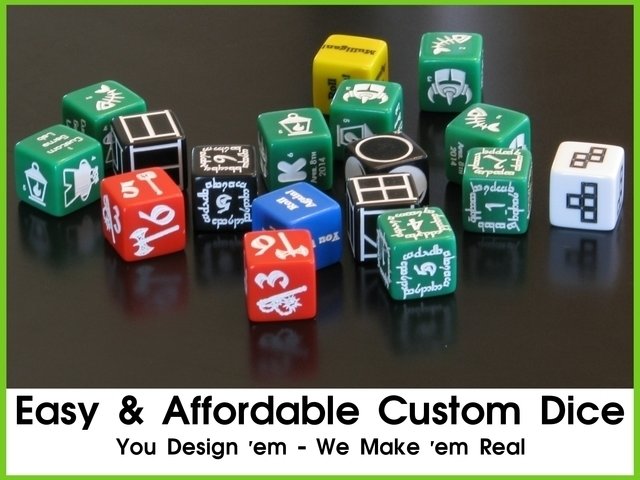 Custom Game Dice