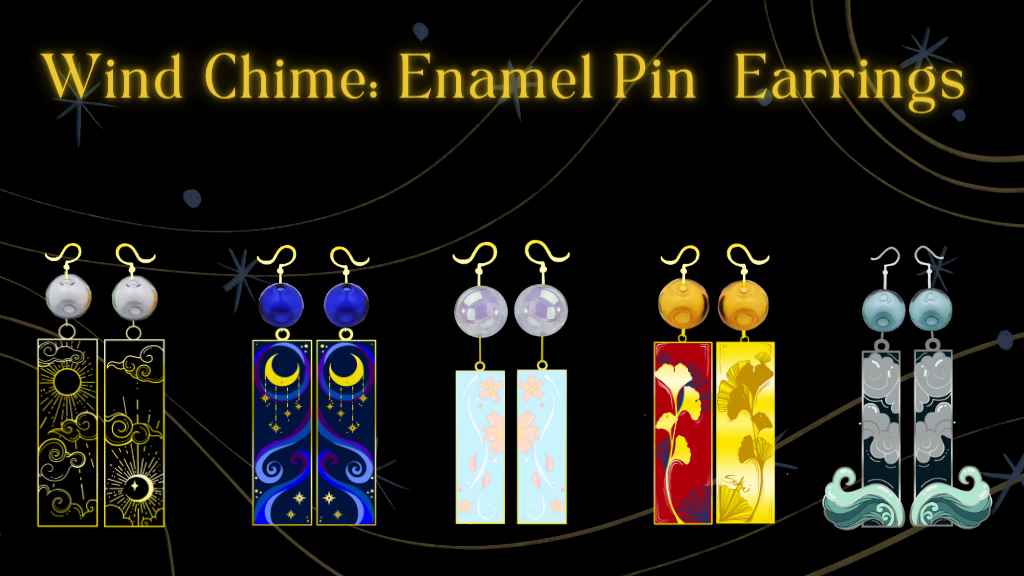 Wind Chime: Enamel Pin Jewerly